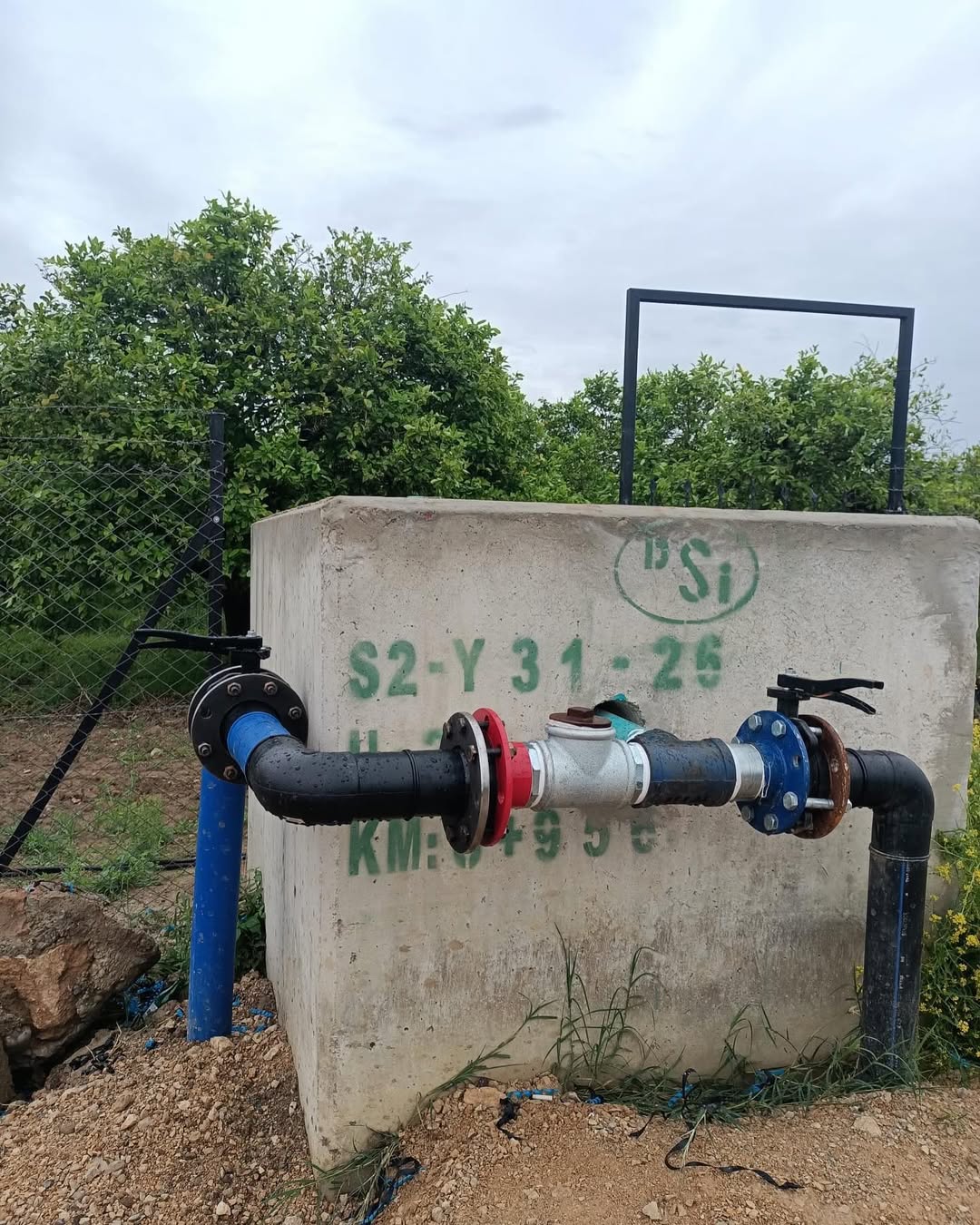 Sulama vanası ve kontrol birimi